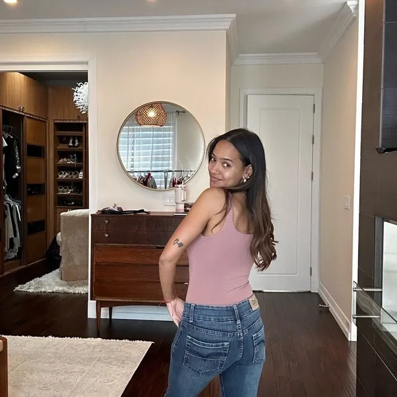 Babaton XXS Body Suit dusty rose pink - Picture 3 of 6